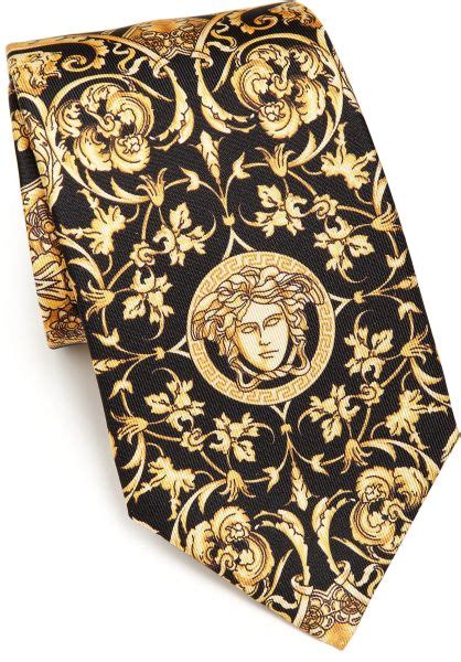 buy versace tie|versace medusa tie.